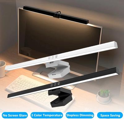 Barre Lumineuse pour Moniteur d'Ordinateur 50cm Lumières à Suspendre à l'Écran Gradation Continue Lampe de Bureau USB Pour Étude Lampe de Lecture Lampe de Moniteur de Table