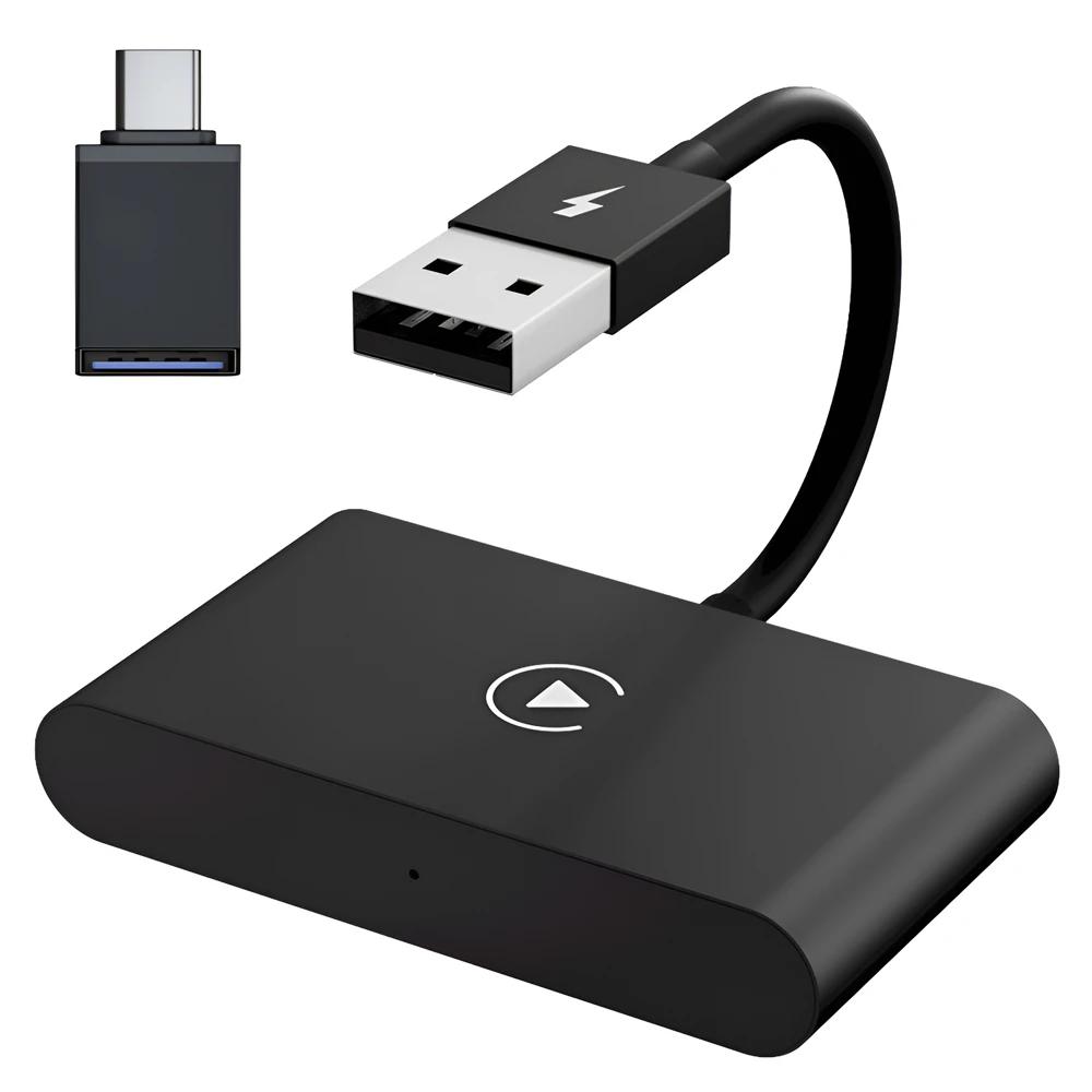 Wireless CarPlay Adapter/Dongle for Factory Wired CarPlay Cars Converts Wired To Wireless Easy To Use for iPhone Plug and Play