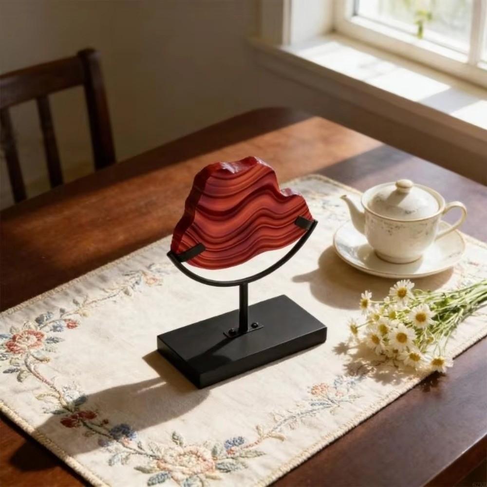 Metal Rock Display Stand Anti-rust Rock Organizer Save Space Rock Storage Rack Home Office Decors