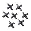 30Pcs 6mm Male Thread Single Barbed 4/7mm PVC Hose Connector for Drip Irrigation Watering Fitting Garden Tools Accessories