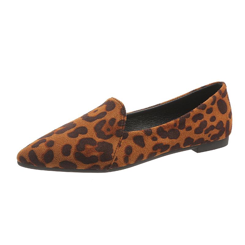 Fashion 2025 New Ladies Shoes Leopard Women's Flats Fashion Plus Size Soft Bottom Non-Slip Casual Comfortable Best Seller Flat Shoes