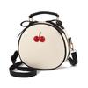High-value bag women's 2025 new simple and high-end small round bag shoulder messenger bag fashionable portable women's bag tide