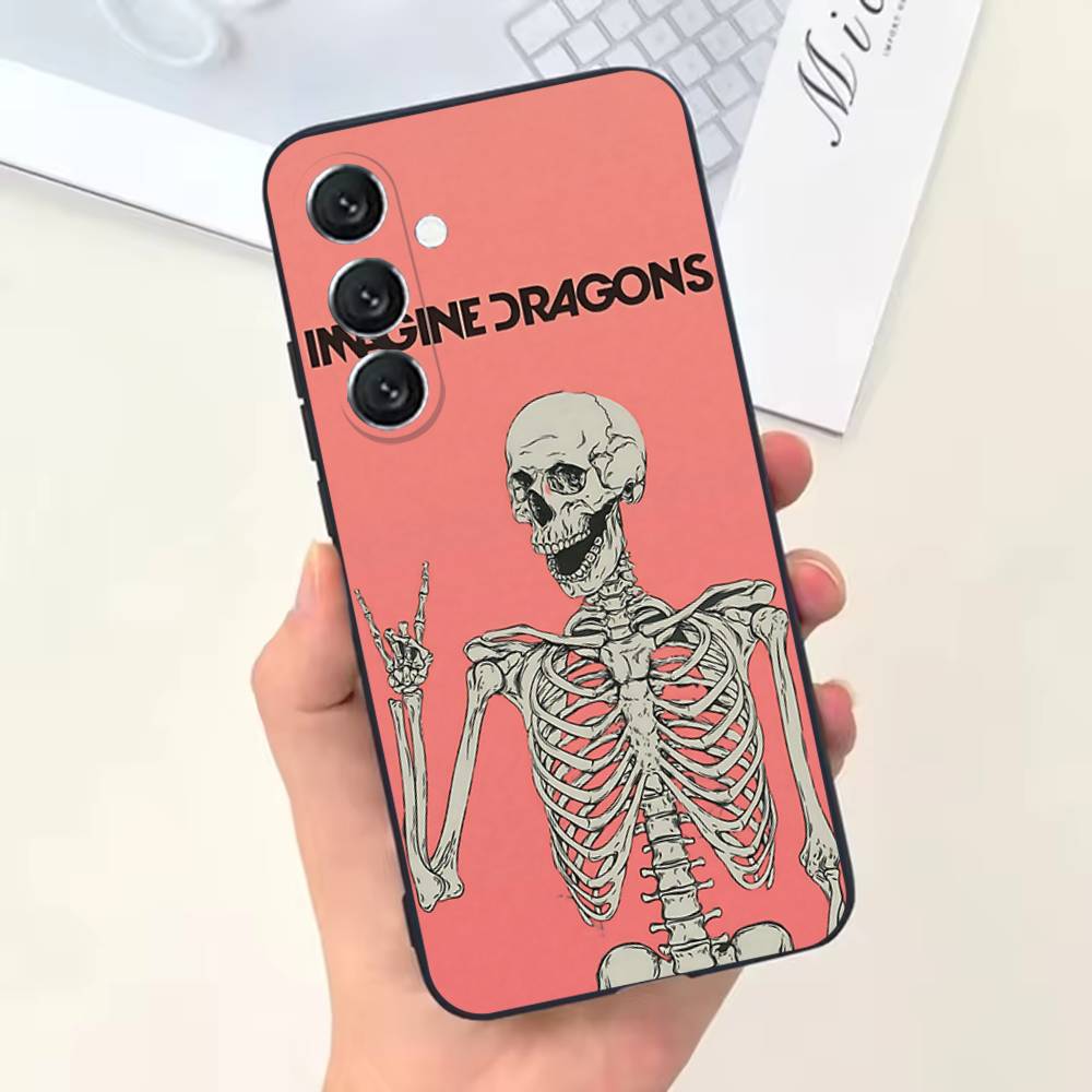 I-Imagine Dragons Loom Band Phone Case For Samsung Galaxy A13,A21s,A22,A31,A32,A52,A53,A71,A80,Soft Black Shell