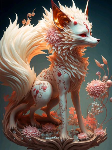 5D Diamond Painting New Arrivals Fox Mosaic Embroidery Animal Fantasy Full Square Round Home Decor