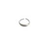 Adjustable Women's Smiley Face Metal Ring - Trendy Index Finger Jewelry