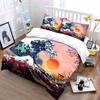 Japanese Art-Inspired Scenic Decor Set  Kid'S And Adults' Bedroom Decor, Exquisite Three-Piece Bedding Set Gift