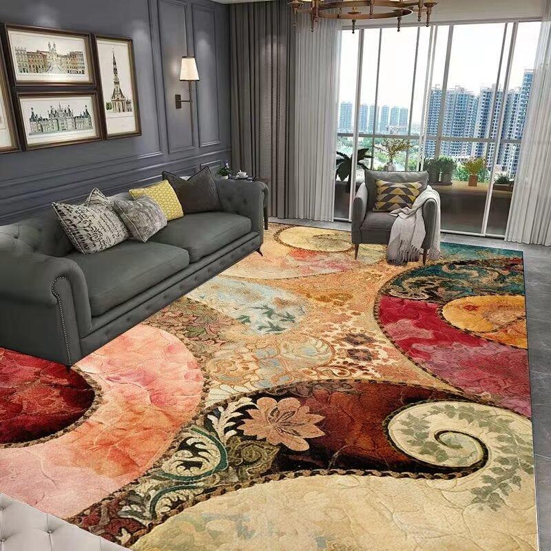 Nordisch Geometrisch Modern Raumdekor Großer Flächenteppich für Wohnzimmer Luxuslounge Eingang Matte Heimdekorationen Schlafzimmerteppiche