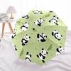 1pc Cute Panda Pattern Umbrella with Plastic Handle,Compact & Stylish,Cartoon Pattern,Outdoor UmbrellaPT296