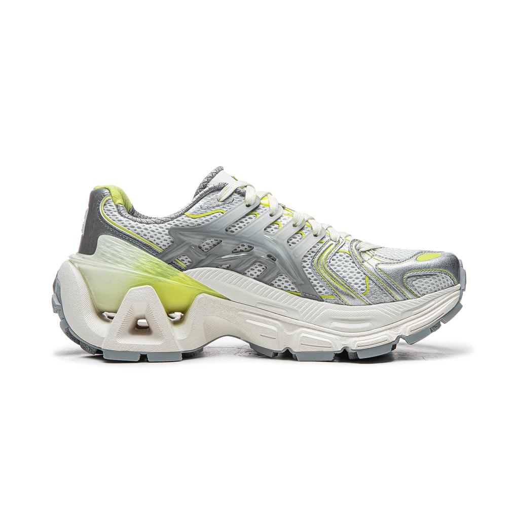 Li Ning Lijun Ace 3.0 Cool Trendy Sports Wear Resistant Breathable Low Top Dad Shoes Men sneaker Gray Silver AZGW307-5