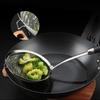 304 Stainless Steel Large Colander Oil Filter Kitchen Oil Frying Skimmer with Long Handle Noodles Food Sieve Cooking Tools