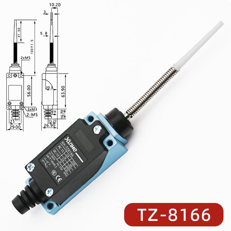 Limit Micro Switch TZ-ME8108 Series: Models 8104, 8107, 9101, 8111, 8112, 8166