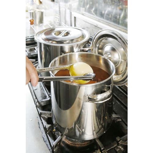 EBM 18-8 Kitchen Pot/Stock Pot, 20cm, with Handle, Silver