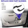 Interior Door Handle Kit Front Left Drivers Side Compatible With 2007-2014 Chevy Silverado Tahoe Avalanche Suburban GMC Sierra Yukon Cadillac