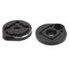2Pcs Outer Portal Covers Black Antiwear Rustproof High Accuracy Portal Covers Weights for SCX10 III Capra 1/10 Crawler