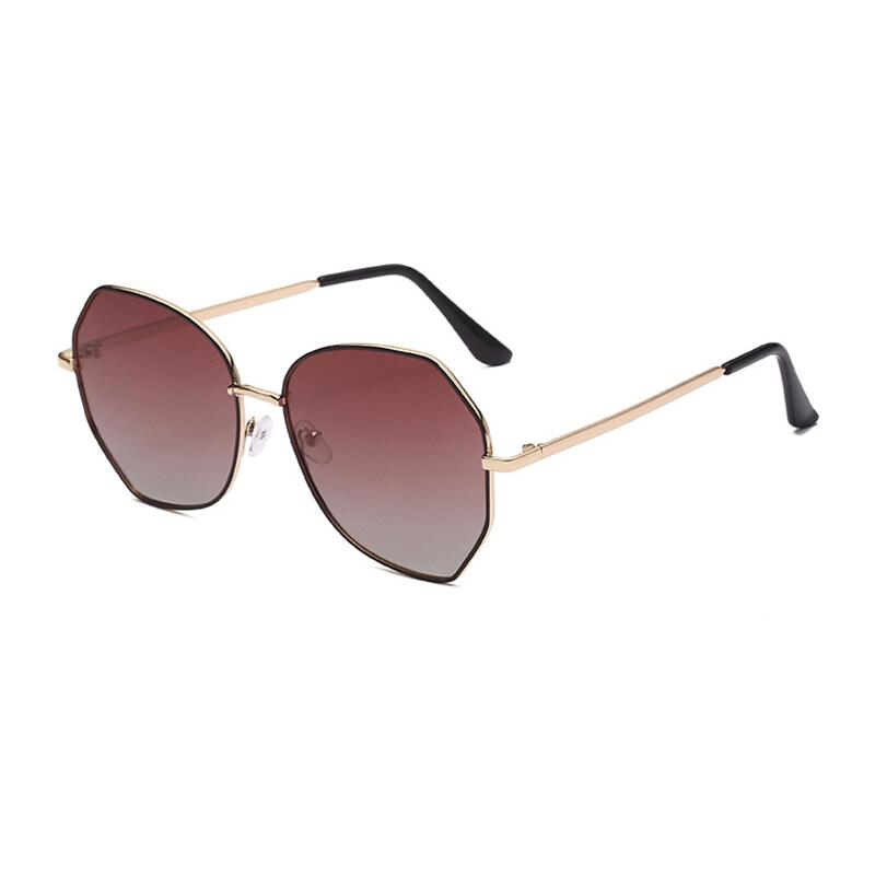 Fashion Ladies Glasses Men's Sunglasses New Sunglasses Female Korean Version Of The Tide Big Frame Anti-ultraviolet Polarized Ins Sunglasses Glasses