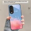 Dark Colored Seawater For Honor X5 Plus X30 X9c Smart X5b X9a X30 Max X50i 30 Pro 50 Pro 70 90 Smart 200 Lite Glass Phone Case