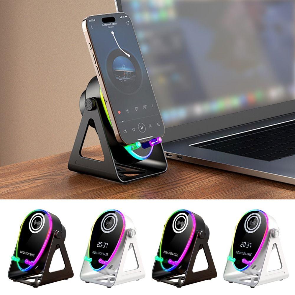 360° Rotate Wireless Bluetooth Speaker Stand 3 In 1 Phone Stand Smart Speaker Phone Bracket  Home
