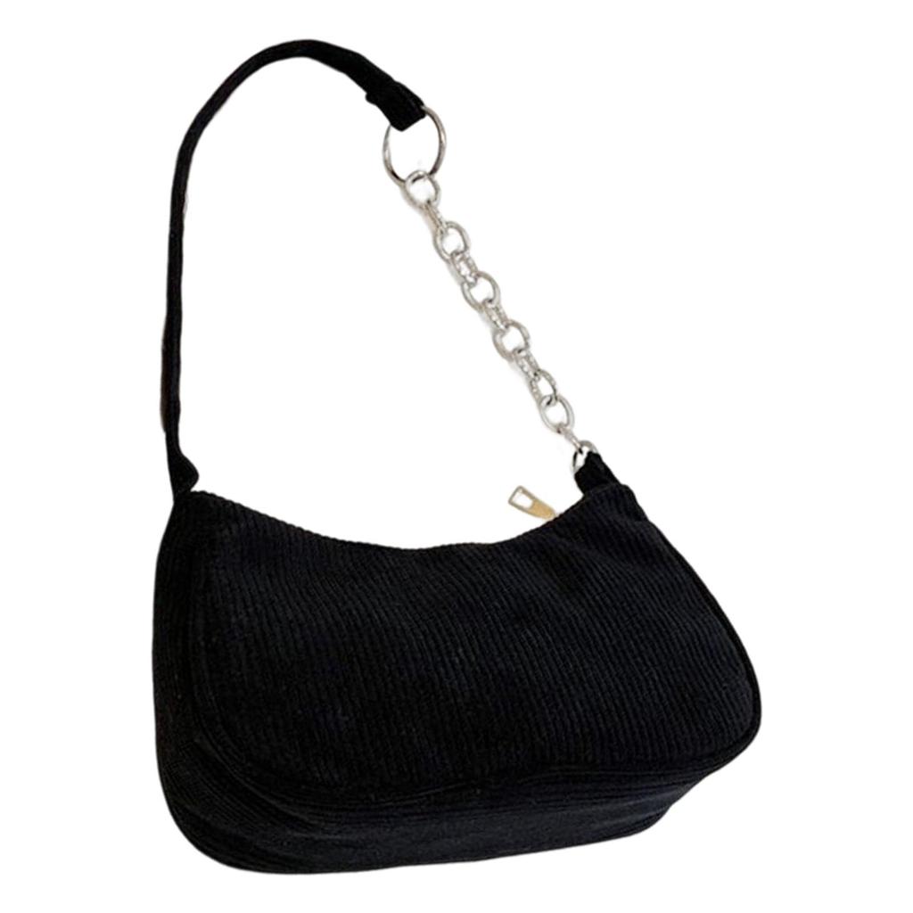 Casual Dumpling Bun Purse, Lady Vacation Beach Satchels, Travel Bag, Tote Pouch Girls Corduroy