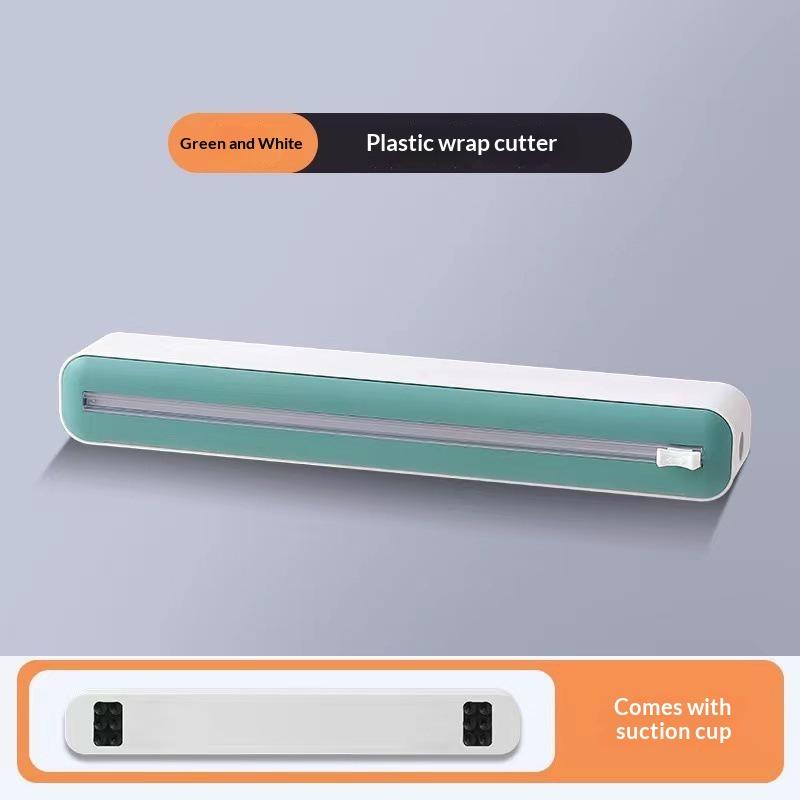 Multifunctional Tear Free Food Wrap Sliding Cutter Suitable for Cling Film & Aluminum Foil Home Restaurant Kitchen Use
