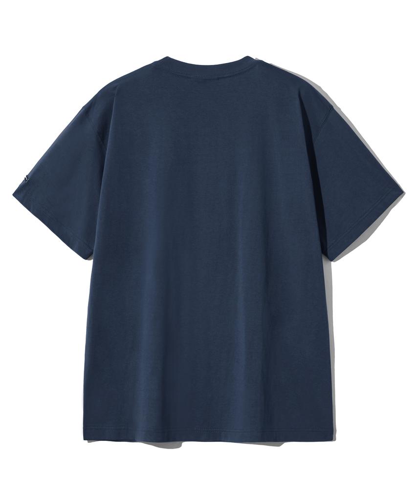 FILLUMINATE Essential Arch Logo T-Shirt - Navy