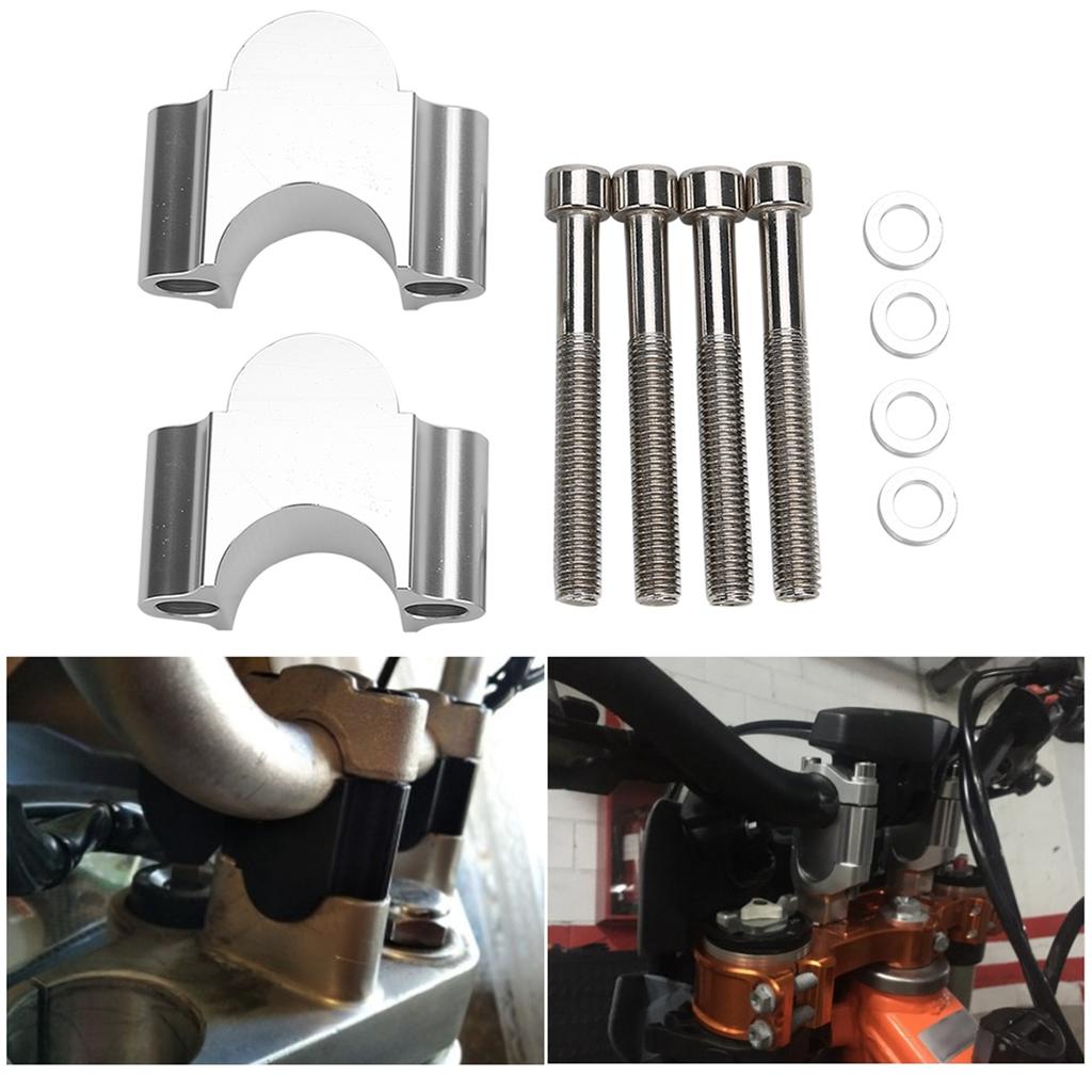 28mm Aluminum Handlebar Riser Mount Clamp 28MM Height Adapter for Motorcycle ATV