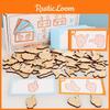 Childhood Wooden Early Gesture Matching Building Blocks Children Puzzle Toy