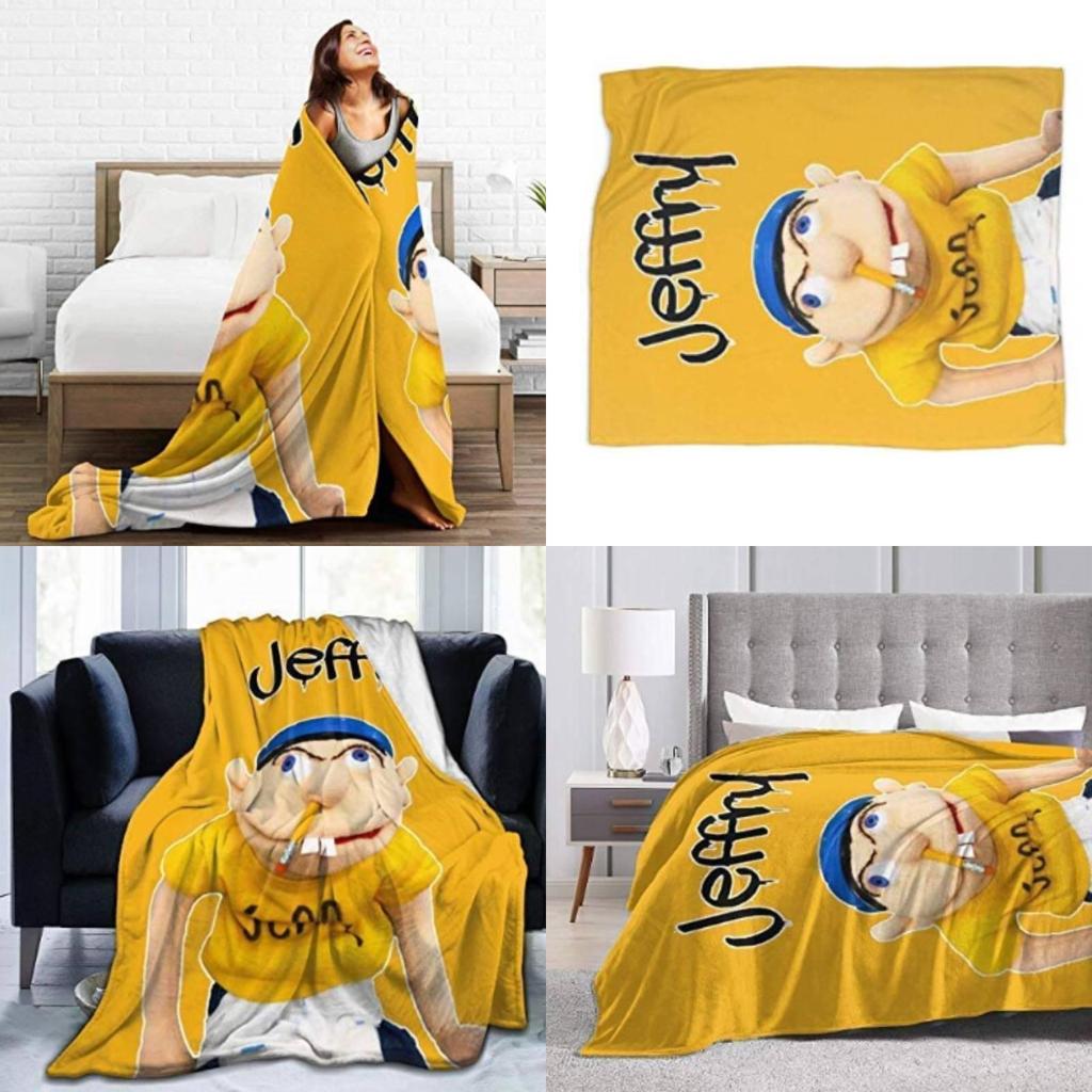 Sml Jeffy Printed Blanket With Soft Fabric For Daily Napping