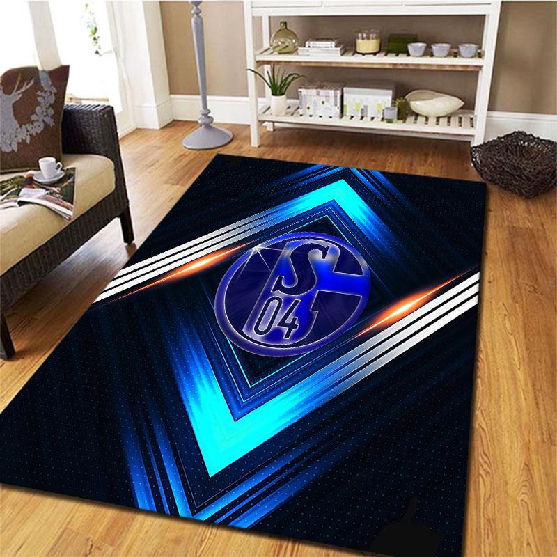 FC Schalke 04 Carpet Rug for Living Room Bedroom Home Sofa Decoration,Kids Play Non-slip Floor Mat