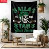 Dallas Stars Custom Name Tapestry Personalized Wall Art Hanging Bohemian Home Decor for Bedroom Dorm Living Room