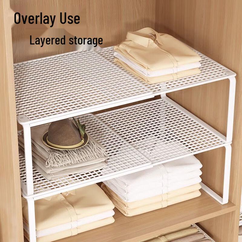 Adjustable Wardrobe Shelf Organizer