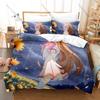 Soft Polyester Microfiber Kotori Minami sweet fashion bird idol themed 3PCS Bedding 1 Duvet Cover + 2 Pillowcases All Season