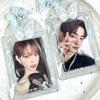 New Cute Cartoon Photo Card Holder 3 inch Decorative Idol Photo Album Protective Sleeves Kawaii Japanese Stationery Pendant
