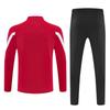 Men's and Kids' Football Jersey Set: Printed Team Uniform with Hoodie and Long Sleeves for Training