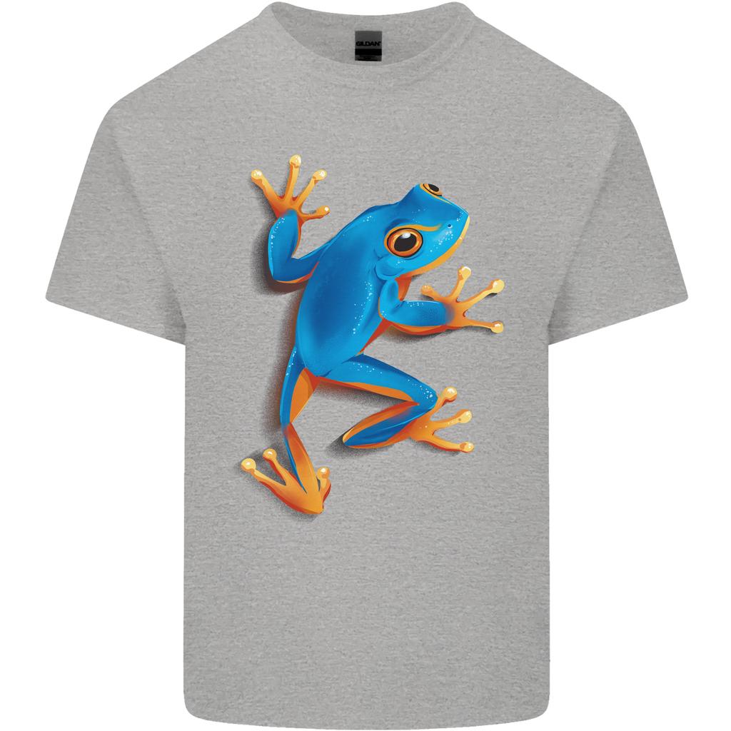 A Cool Frog Climbing Up Unisexs Light Cotton Tshirt
