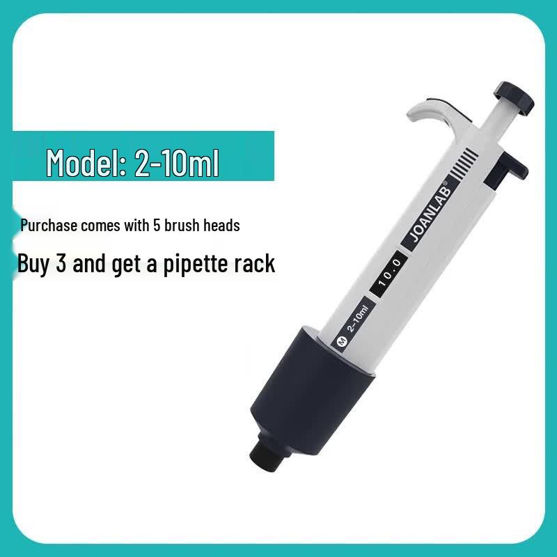 Xunjue Adjustable Single-Channel Micropipette 10ml