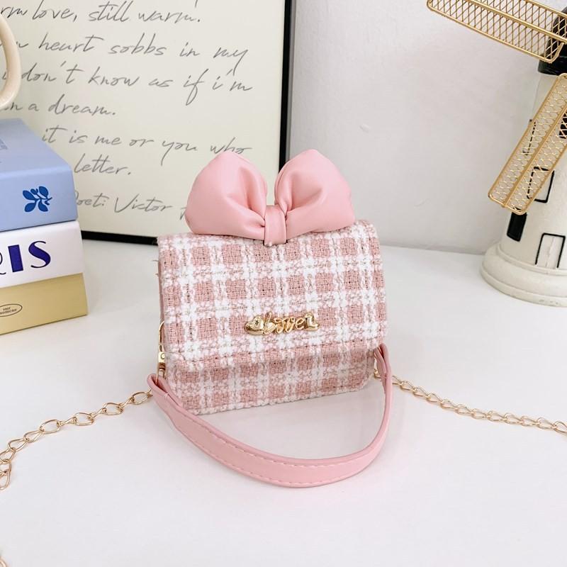 Butterfly Girl Mini Crossbody Bag With Breathable Cotton Linen For Toddlers And Kids