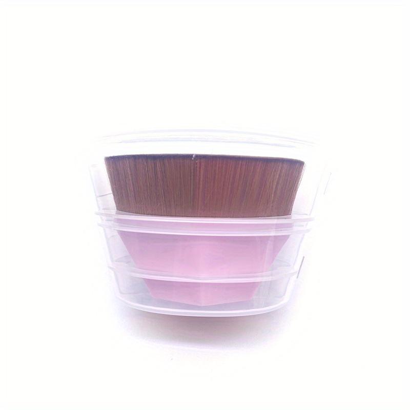 

Кисти для макияжа высокой плотности для BB-крема, рассыпчатой пудры, мягкая и не оставляющая следов кисть для тональной основы, косметический инструмент розовый