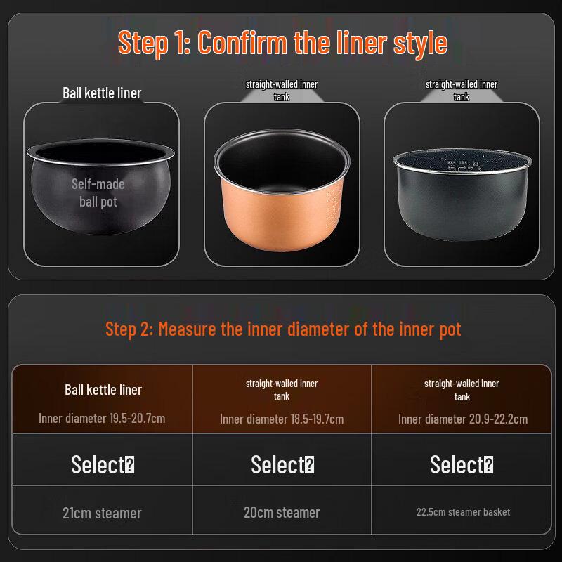 ZISIZ 316 Stainless Steel Rice Cooker Steamer Basket