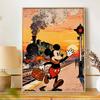 Disney 5D diamond painting set DIY handmade diamond painting art production of Mickey Mouse and train decorative painting
