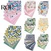 Patchwork látka 1 sada Krásně květinově potištěná Vyšívací látka Elegantní Poutavá Látka Šití pro domácnost Lehká