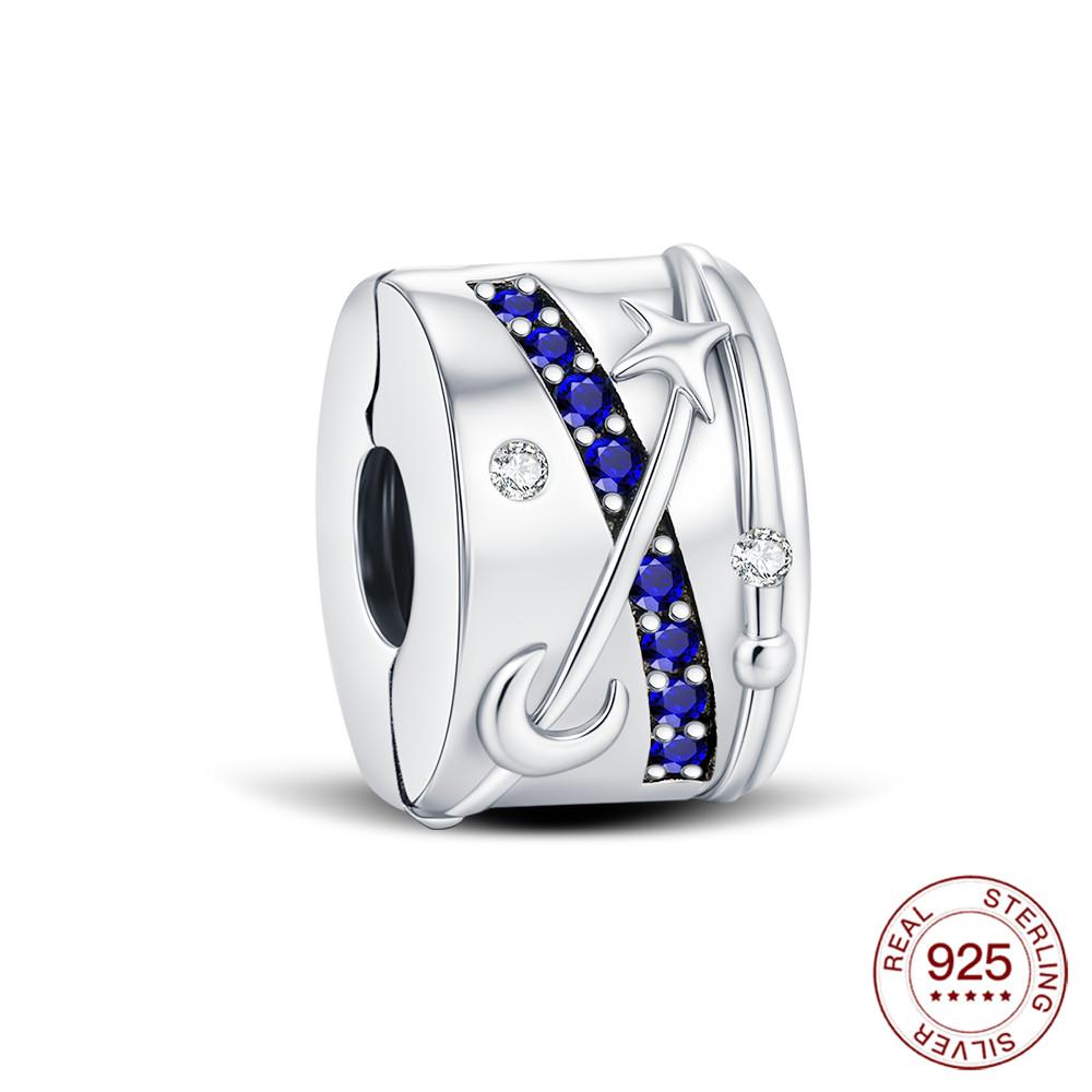 Copper Charm Stars Sun And Moon Pendant Diy For Classic Bracelet Women Fashion Jewelry Holiday Gifts