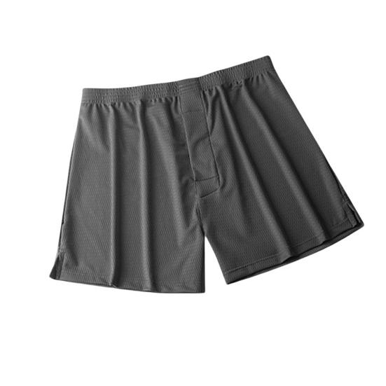 Středně vysoký pas Elastický pas Ledový hedvábí Prodyšné otvory Spací šortky Pánské Letní Ležérní Krátké Pyžamové kalhoty