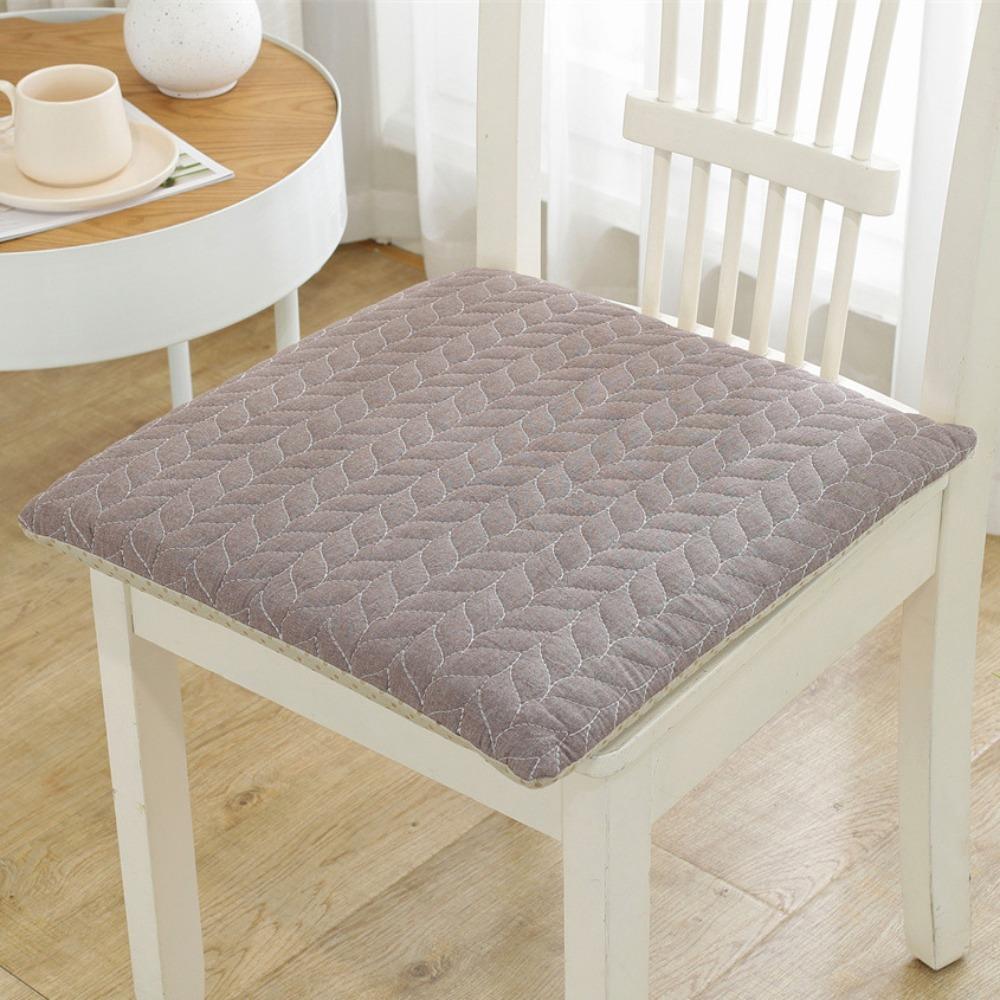 Square Seat Cushion with Strap Chair Mat Practical Japanese Cotton Chair Cushion  Four Season