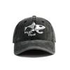 Fear No Fish Baseball Cap Distressed Hats Cap Fisherman Fishing Lover Men Retro Outdoor Summer Adjustable Hat Dad Gift MZ-535