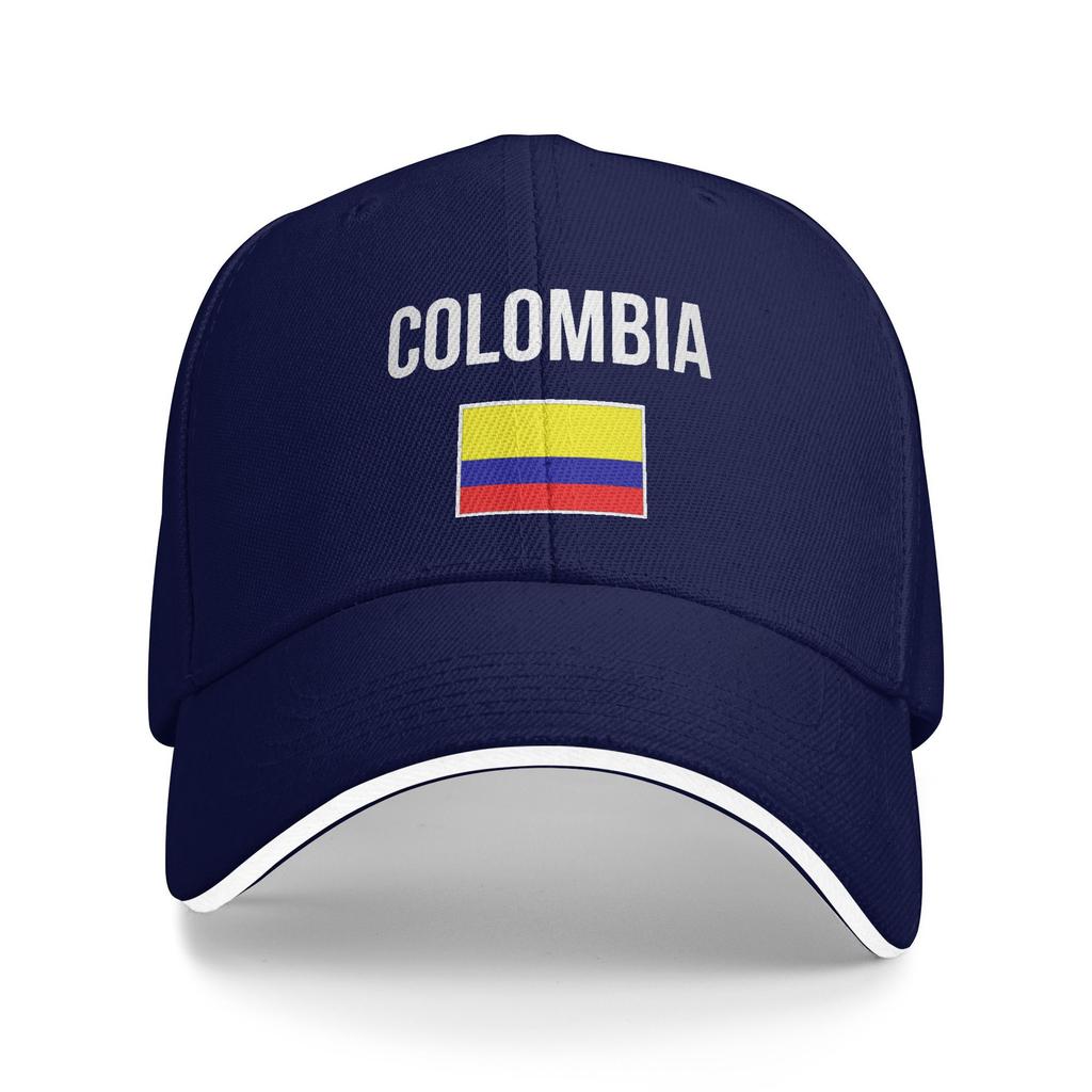 Colombia Flag Hiking Baseball Caps  Unisexs  Custom Snapback Cap Girl Sport Dad Hat