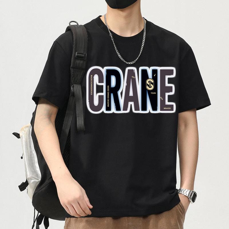 New Summer Men's Round Neck Short-sleeved T-shirt Thin Casual Youth Half-sleeved Shirt