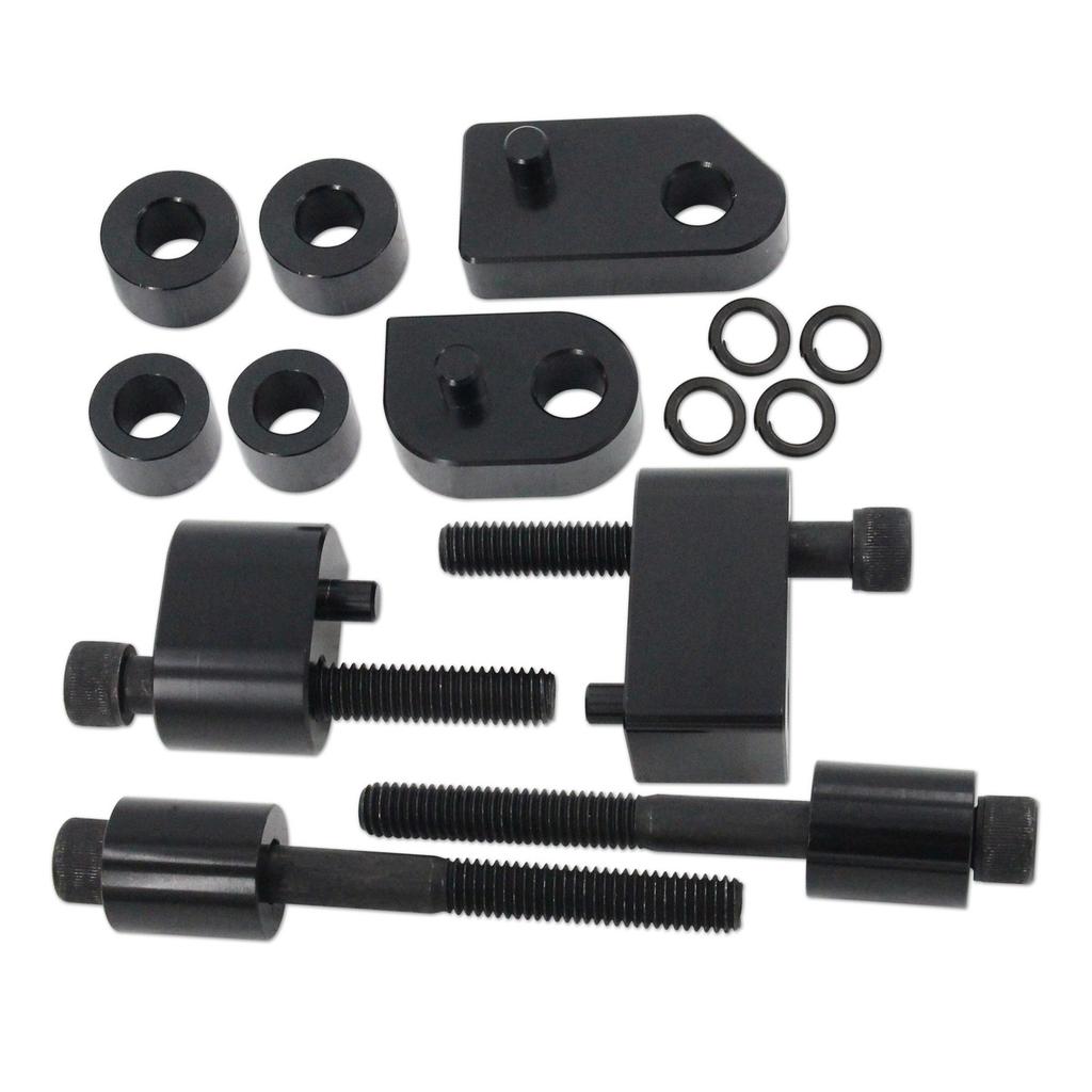 Aluminum Footpeg Spacer Floorboard Extension Kit Offering 1 To 1.5Inch Extension For Improved Leg Room On Motorcycle