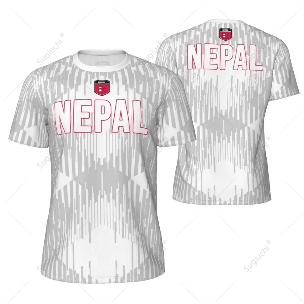 NEPAL Flag 3D Print Sports Quick-dry Breathable Men T-shirt Outdoor Football Jersey Loose Short-sleeve Parent-child Top Clothes