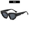 European And American Fashion New Cat Eye Sunglasses Retro Trend Versatile Men'S And Women'S Casual Sunglasses Uv-Proof Glasses