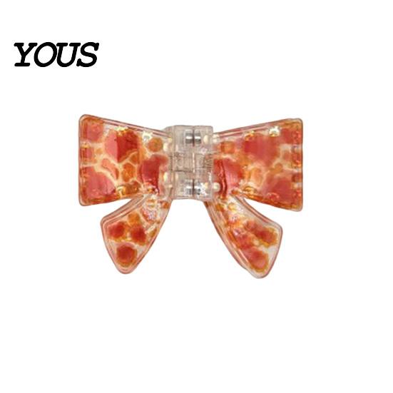 Acetate Hair Clip 1/4Pcs Clips for Women, Imitation Plate Claw with Strong Back Head Spring Clamp, 3D Bow Design Magnetic Daily Wear Women